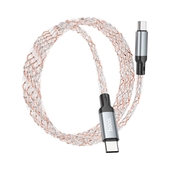 Дата-кабель Type C-Type C 1.0м. Hoco U112 Grey 3.0A/60W
