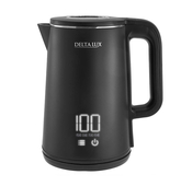 Чайник пластиковый DELTA DL-1023 чёрный