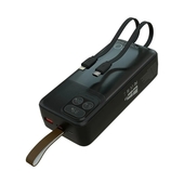 Внешний аккумулятор 30 000mAh More choice PB55-30 Black с кабелями