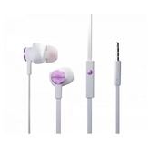 Наушники с микрофоном Внутриканальные More choice P42 White Silver