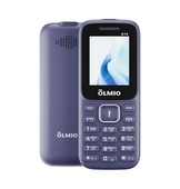 Телефон сотовый Olmio A14 син.