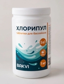 Дезинфицирующее комплексное средство Хлорипул 5 в 1 табл. по 200гр. (1кг) BAKVI