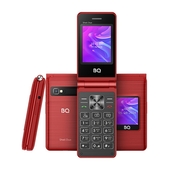 Телефон сотовый BQ 2412 Shell Duo Красн.