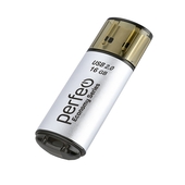 USB накопитель 16Gb Perfeo E04 Silver economy series