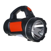 Фонарь прожектор ЕРМАК аккум-ый, 1 СОВ+1LED, 4 реж., 3Вт, 1000мАч, USB 223-040