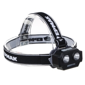 Фонарь налобный ЕРМАК аккум-ый, 2 P30 LED+3 SMD, 5 режимов, 1200мАч, USB 221-073