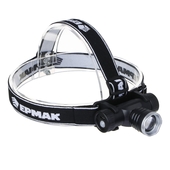 Фонарь налобный ЕРМАК аккум-ый, CREE XPE LED, 4 режима, 1200мАч, USB 221-074