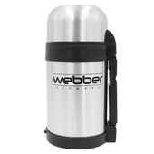 Термос нерж. 1,0л. WEВBER SST-1000P склад.ручка