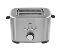 Тостер BQ T1010 сталь/чёрн.
