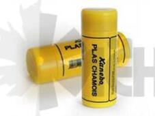 Замша протирочная в банке 43*32см. Kanebo CH-101 малая жёлтая