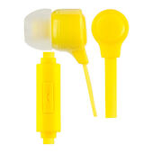 Наушники с микрофоном Внутриканальные Perfeo HANDY Желтые PF-B4227