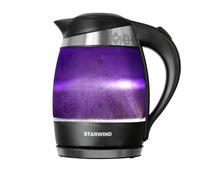 Чайник STARWIND SKG2217  1.8л фиол  стекло