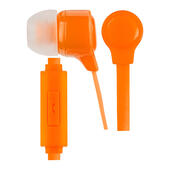 Наушники с микрофоном Внутриканальные Perfeo HANDY Оранжевые PF-B4221