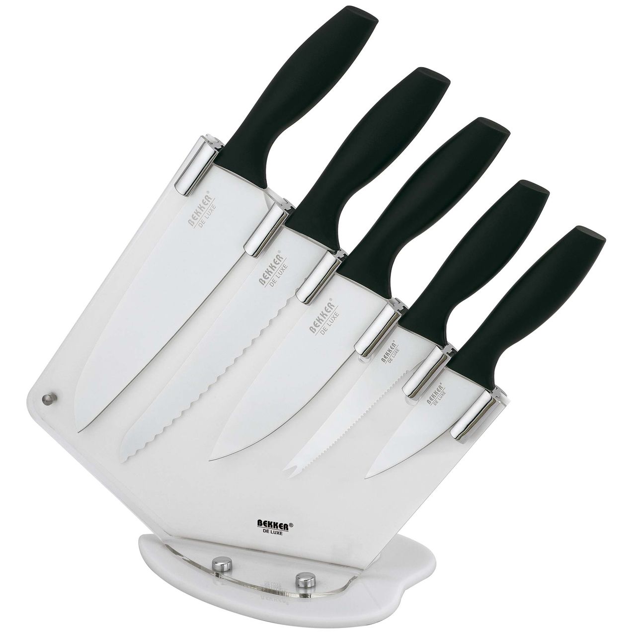 Интернет кухонные ножи. Набор ножей Bekker. Becker Knife bk20. Набор Bekker de Luxe 5 ножей, ножницы и мусат с подставкой BK-8416. Ножи Bekker Koch для кухни.